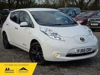 Used Nissan Leaf Tekna 80 kW (109 HP) 2015 White Hatchback