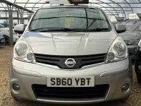 Begagnad Nissan Note N-TEC 110 HK (80 kW) 2011 Silver Halvkombi