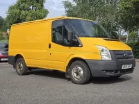 Used Ford Transit 100 HP (73 kW) 2013 Yellow Van