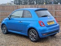 Used Fiat 500 S 69 HP (50 kW) 2017 Blue Hatchback