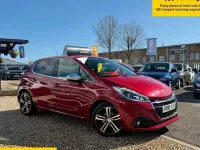 Used Peugeot 208 GT-line 100 HP (73 kW) 2018 Red Hatchback