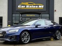 Used Audi A5 S-Line 161 HP (118 kW) 2022 Blue Hatchback