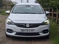 Used Vauxhall Astra SRi 145 HP (106 kW) 2021 White Estate
