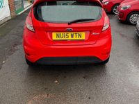 Used Ford Fiesta Zetec 2015 Red Hatchback
