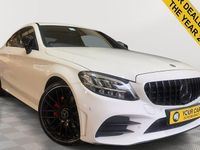 Used Mercedes C200 AMG line 198 HP (145 kW) 2019 White Coupe