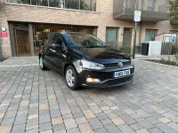 Used VW Polo Match 90 HP (66 kW) 2016 Black Hatchback