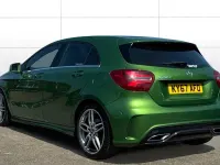 Used Mercedes A200 AMG Line Premium Plus 136 HP (100 kW) 2017 Green Hatchback