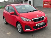 Używany Peugeot 108 Active 72 KM (52 kW) 2018 Czerwony Hatchback