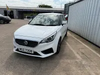 Used MG MG3 Excite 106 HP (77 kW) 2019 White Hatchback