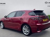 Used Lexus CT200h 136 HP (100 kW) 2017 Red Hatchback