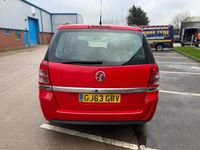 Used Vauxhall Zafira 2013 Red MPV