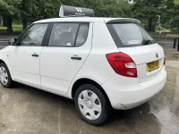 Used Skoda Fabia 2009 White Hatchback