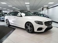 Begagnad Mercedes E220 AMG line 2018 Vit Kombi