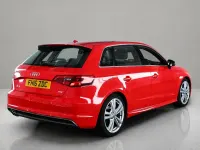 Used Audi A3 Sportback S-Line 2016 Red Hatchback