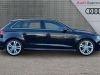 Used Audi A3 S-Line 148 HP (108 kW) 2019 Black Hatchback