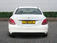 Used Mercedes C220 SE 2018 White Sedan