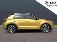 Used VW T-Roc R-line 150 HP (110 kW) 2022 Yellow SUV