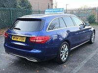 Used Mercedes C200 184 HP (135 kW) 2014 Blue Estate