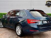 Used Skoda Superb SE Technology 150 HP (110 kW) 2021 Blue Estate