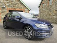 Used VW Golf VII SE 2017 Blue Hatchback