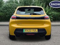 Used Peugeot e-208 Allure 100 kW (136 HP) 2021 Yellow Hatchback