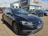 Used VW Golf VII SE 125 HP (91 kW) 2018 Black Hatchback