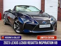 Used Lexus LC 500 2023 Blue Cabriolet