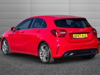 Used Mercedes A180 AMG Line Premium 122 HP (89 kW) 2017 Jupiter red Hatchback