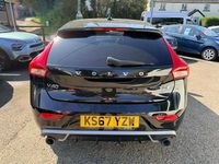 Used Volvo V40 R-Design 122 HP (89 kW) 2017 Black Hatchback