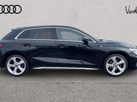 Used Audi A3 S-Line 147 HP (108 kW) 2023 Black Sedan