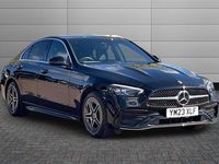 Used Mercedes C300e AMG line 313 HP (230 kW) 2023 Black Sedan
