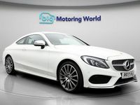 Used Mercedes C200 AMG line 184 HP (135 kW) 2017 White Coupe