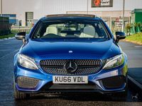 Used Mercedes C250 AMG Line Premium 204 HP (150 kW) 2016 Blue Coupe
