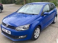 Used VW Polo Match 60 HP (44 kW) 2013 Blue Hatchback