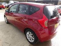 Used Nissan Note Acenta Premium 90 HP (66 kW) 2015 Red Hatchback