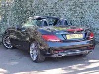 Used Mercedes SLC180 AMG line 156 HP (114 kW) 2019 Black Cabriolet
