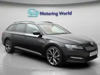 Used Skoda Superb SportlinePlus 218 HP (160 kW) 2023 Black Estate