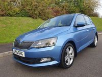 Used Skoda Fabia SE L 2015 Blue Hatchback