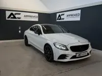 Used Mercedes C220 AMG line 2019 White Coupe