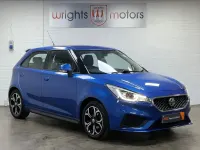 Used MG MG3 Excite 106 HP (77 kW) 2019 Blue Hatchback