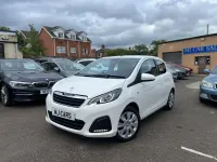 Used Peugeot 108 Active 68 HP (50 kW) 2017 White Hatchback