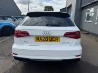 Used Audi A3 Sportback Black Edition 2020 White Hatchback