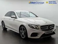 Used Mercedes E220 AMG line 194 HP (142 kW) 2019 White Sedan