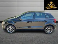 Used VW Polo Design 90 HP (66 kW) 2015 Black Hatchback