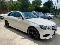 Used Mercedes E350 AMG 2014 White Sedan