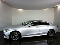 used Mercedes CLS350 CLS 2.9D 4MATIC AMG LINE PREMIUM PLUS 4d AUTO-2 OWNER CAR FINISHED IN IRIDIUM SILVER WITH BLACK