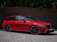 Used Mercedes E220 AMG line 2020 Red Estate