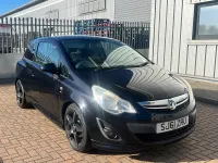 Used Vauxhall Corsa SRi 100 HP (73 kW) 2011 Black Hatchback
