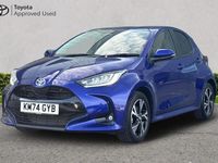 Used Toyota Yaris Hybrid Design 113 HP (83 kW) 2024 Blue Hatchback