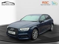 Used Audi A3 Black Edition 2019 Blue Hatchback